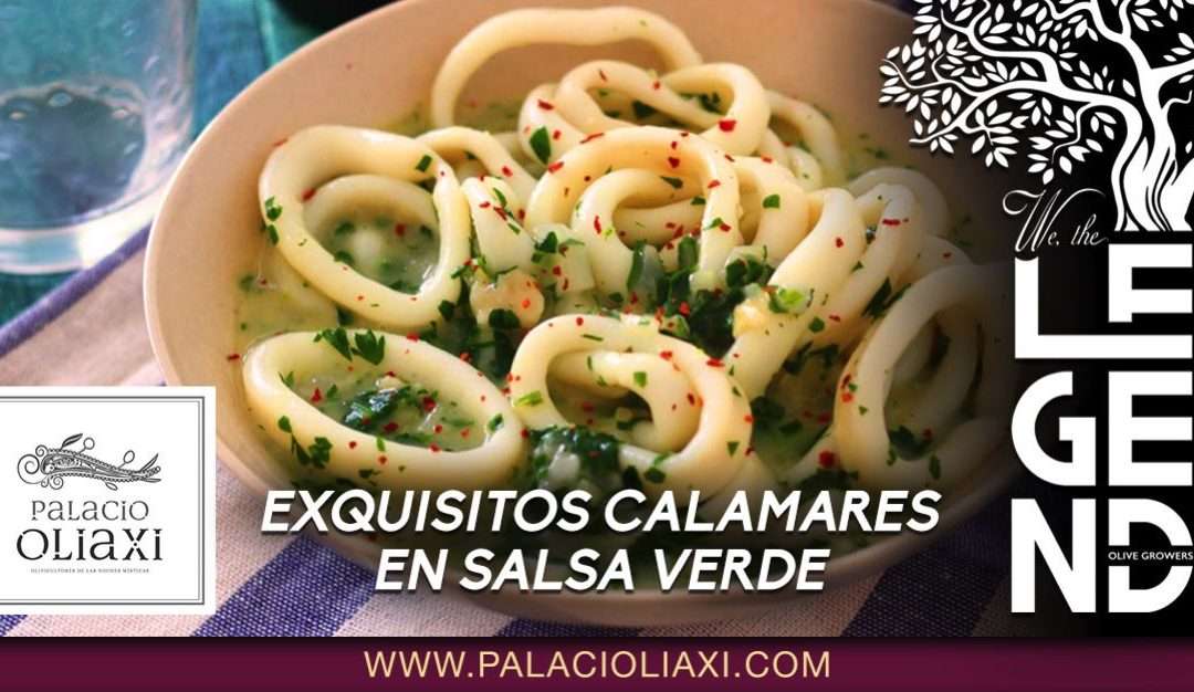 Prepara unos exquisitos Calamares en Salsa verde para compartir